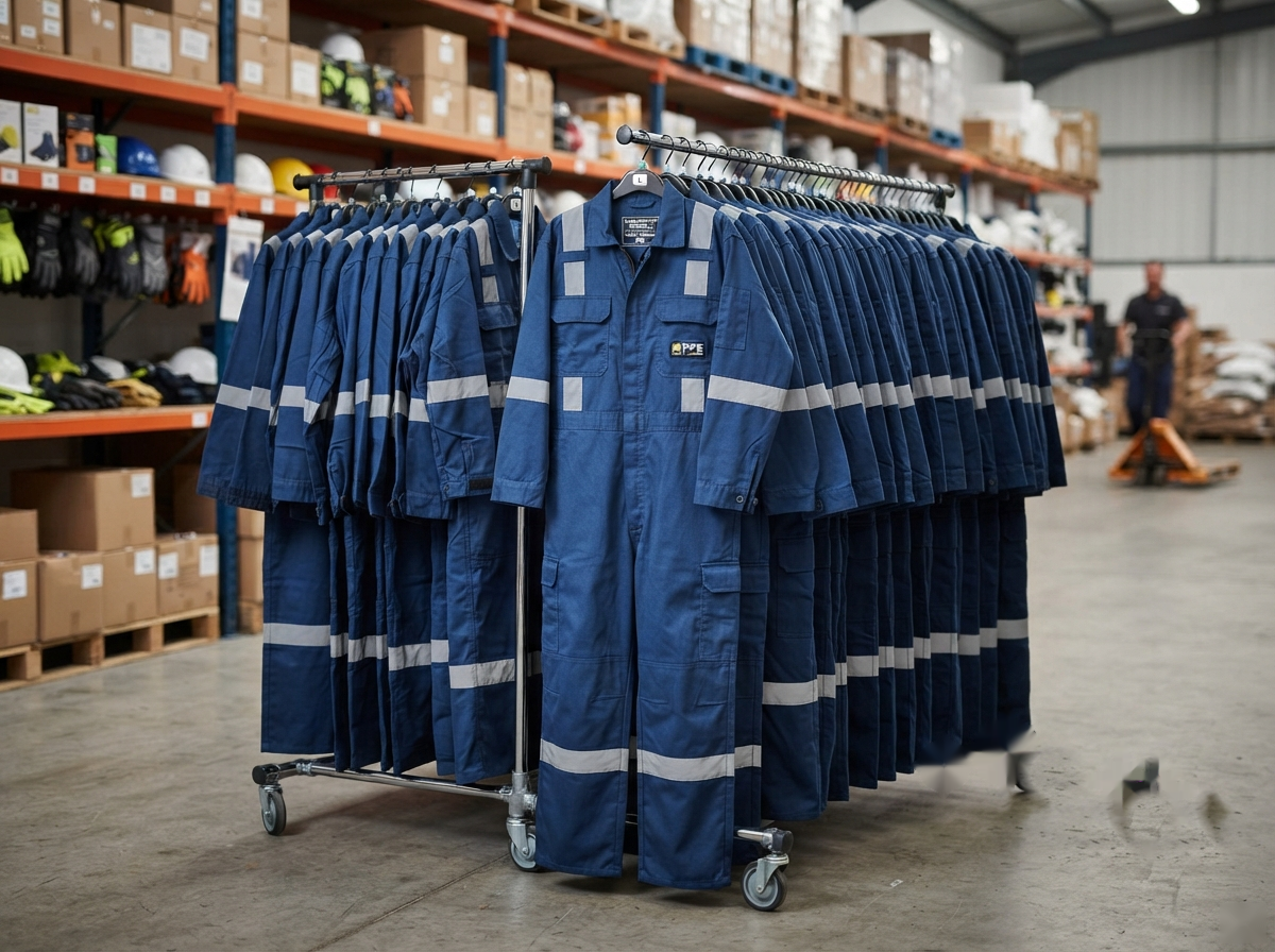 Flame-retardant coveralls