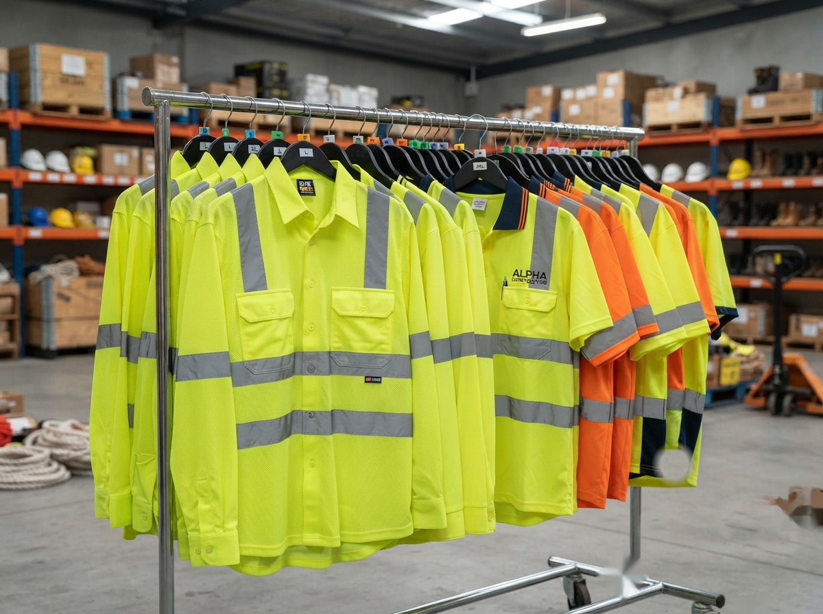 Hi-vis work shirts