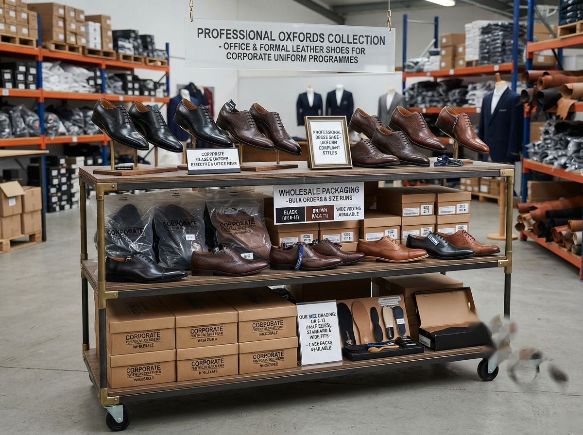 Professional leather oxfords