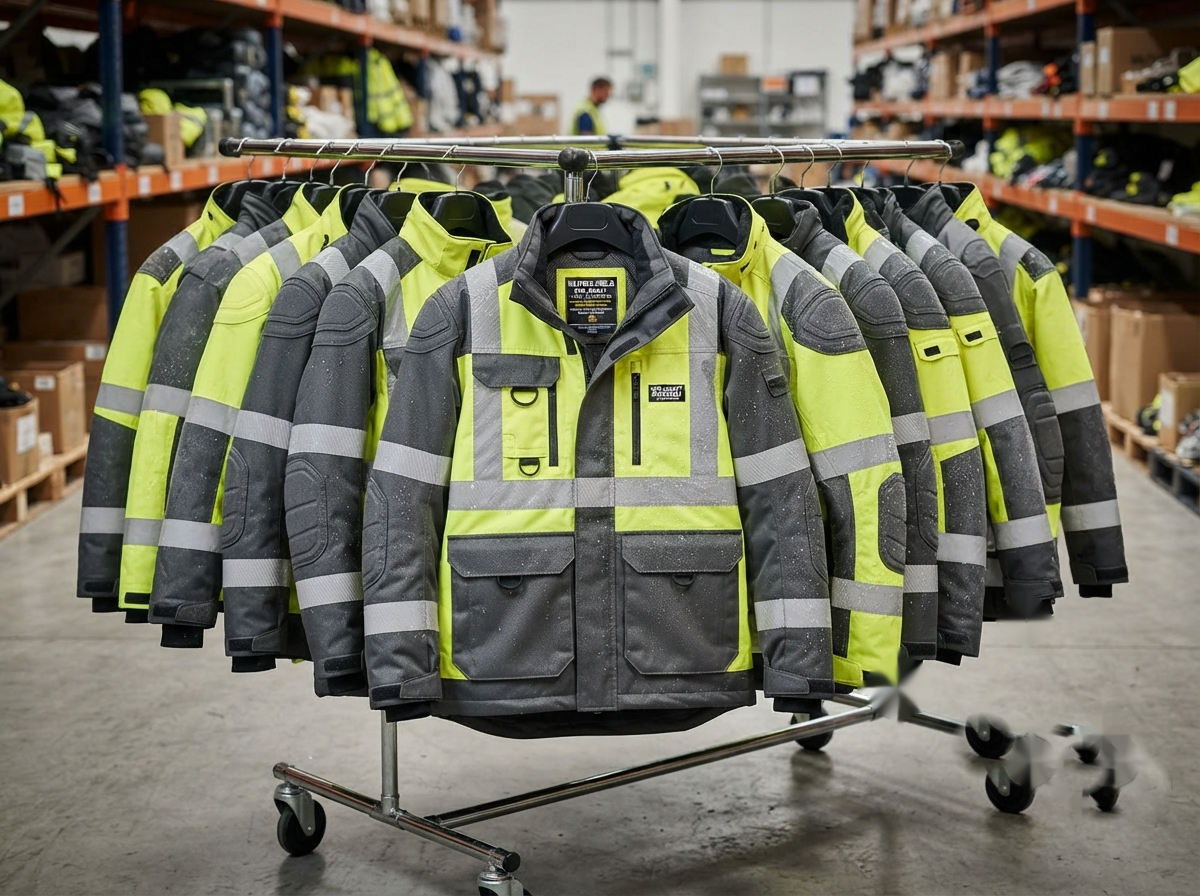 Protective jackets with reflective trim